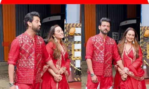 Sonakshi Sinha: अभी नहीं उतरी है सोनाक्षी सिन्हा की खुमारी, पति जहीर के साथ नई दुल्हन की तरह मारी पोज