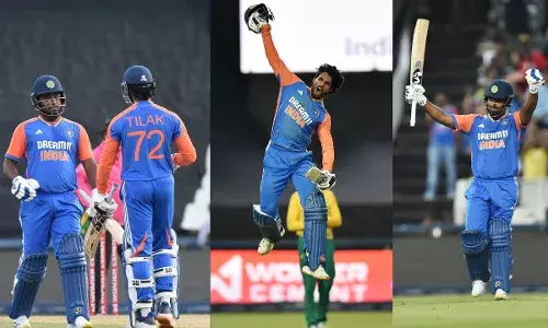 IND Vs SA T201: संजू सैमसन और तिलक वर्मा की सुनामी, अफ्रीकी गेंदबाजों का निकला धुआं, टूटे कई रिकॉर्ड IND Vs SA T201: संजू सैमसन और तिलक वर्मा की सुनामी, अफ्रीकी गेंदबाजों का निकला धुआं, टूटे कई रिकॉर्ड