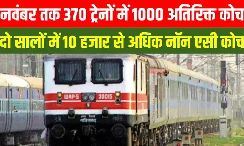 Indian Railway की बड़ी तैयारी, 90 दिन में जोड़े 583 सामान्य श्रेणी कोच, 1 लाख यात्रियों को मिलेगा लाभ Indian Railway की बड़ी तैयारी, 90 दिन में जोड़े 583 सामान्य श्रेणी कोच, 1 लाख यात्रियों को मिलेगा लाभ