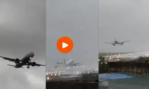 साइक्लोन फेंगल का रौद्र रूप, चेन्नई एयरपोर्ट से आया खौफनाक वीडियो, क्रैश होने से बचा प्लेन