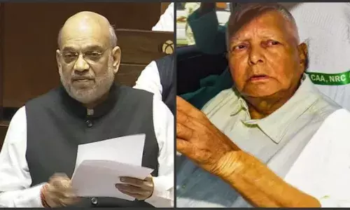 अमित शाह को लेकर पगलाई बिहार की सियासत, लालू यादव के बयान के बाद बीजेपी-जेडीयू और आरजेडी में बवाल अमित शाह को लेकर पगलाई बिहार की सियासत, लालू यादव के बयान के बाद बीजेपी-जेडीयू और आरजेडी में बवाल