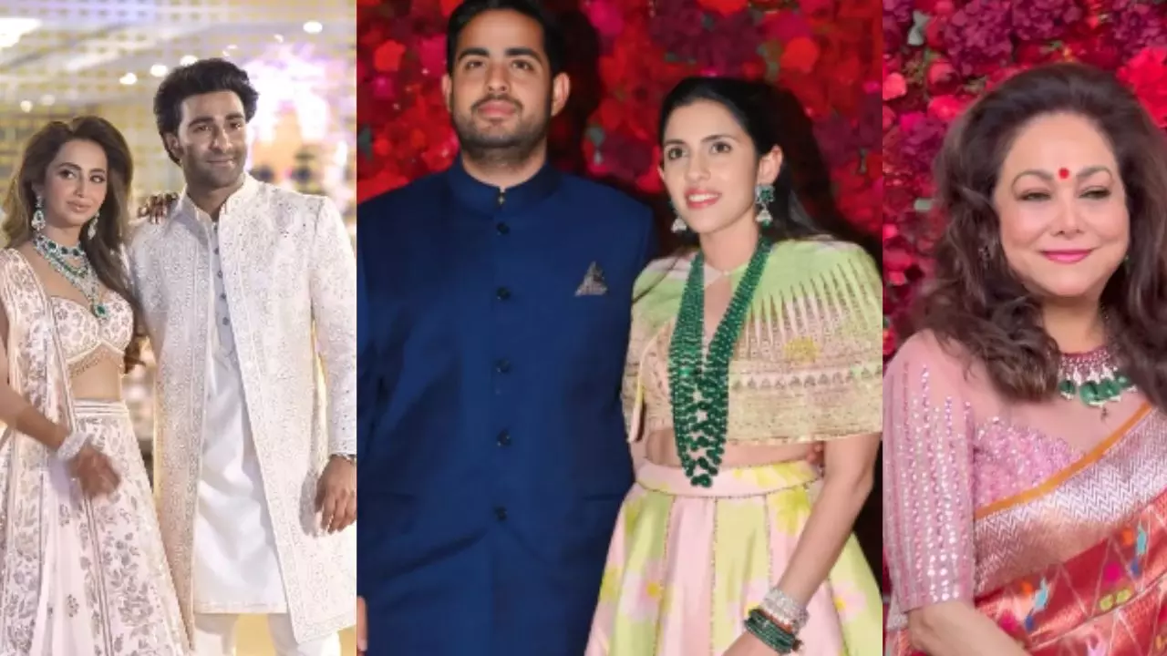 Aadar Jain Wedding: चाची सास टीना अंबानी पर भारी पड़ीं श्लोका मेहता, ग्रीन वाले हार से दिखाया ताज होटल में ठाठ